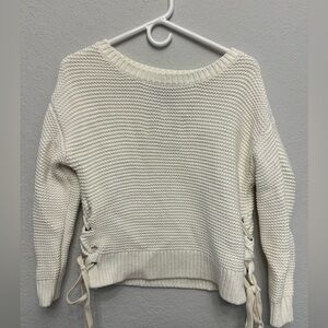 Abercrombie and Fitch Cream Sweater